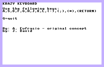 Krazy Keyboard Screenshot