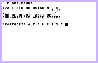 Kreuzwort 2/88 Screenshot