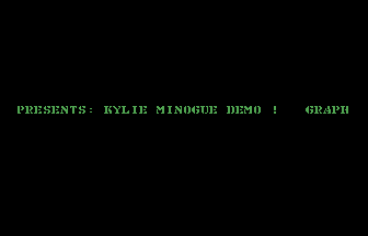 Kylie Minogue Demo Title Screenshot