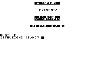 La Casa Di Ghiaccio Title Screenshot