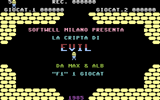 La Cripta Di Evil Title Screenshot