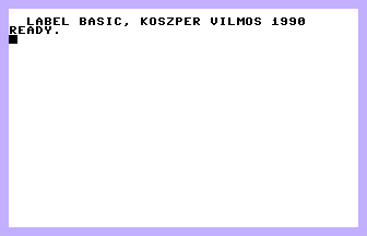 Label Basic Screenshot