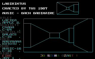 Labirintus Title Screenshot