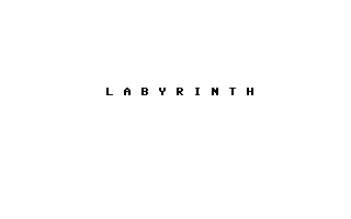 Labyrinth (Byte Games 26) Title Screenshot