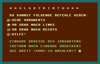 Labyrinth (German) Title Screenshot
