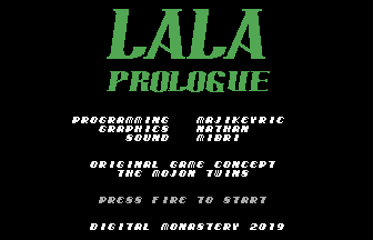 Lala Prologue Title Screenshot