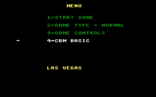 Las Vegas (Byte Games 25) Title Screenshot