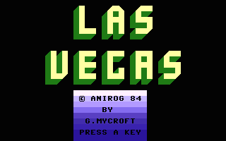Las Vegas Title Screenshot