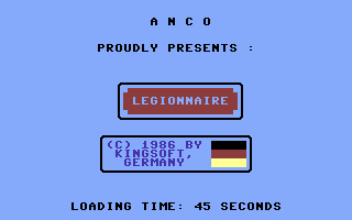 Legionnaire Title Screenshot