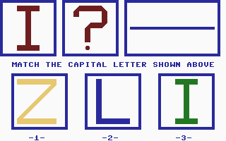 Letter Match/More Or Less Screenshot