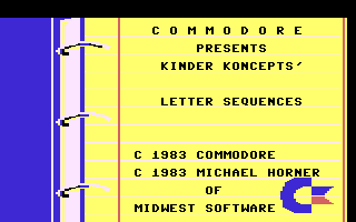 Letter Sequences Title Screenshot