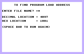 Load Address 2 Screenshot