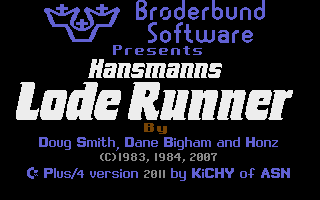 Lode Runner +4 Title Screenshot