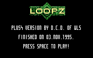 Loopz Title Screenshot