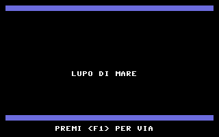Lupo Di Mare Title Screenshot