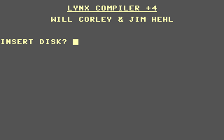 Lynx Compiler +4