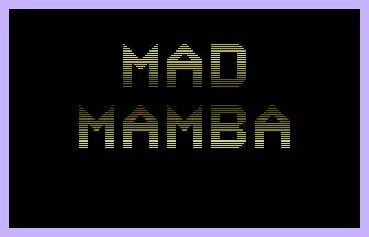 Mad Mamba (Courbois) Title Screenshot