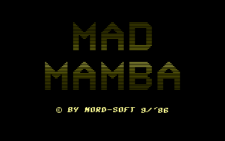 Mad Mamba Title Screenshot