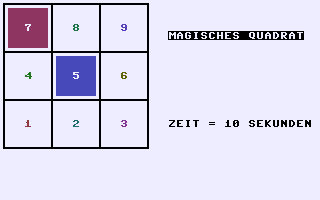 Magisches Quadrat Screenshot