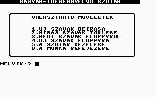 Magyar-Idegennyelvű Szótár Screenshot