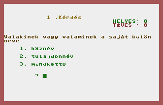 Magyar Nyelvtan 3. osztály Screenshot