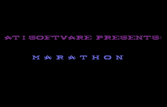 Marathon Title Screenshot