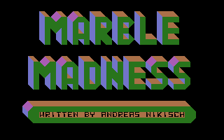 Marble Madness Title Screenshot