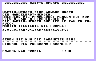 Martin-Mengen Title Screenshot