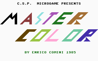 Master Color Title Screenshot