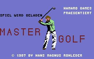 Master Golf Title Screenshot