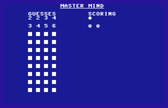 Master Mind (CBM Canada) Screenshot
