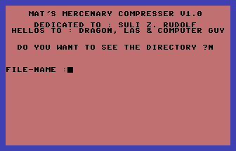 Mat's Mercenary Compresser V1.0