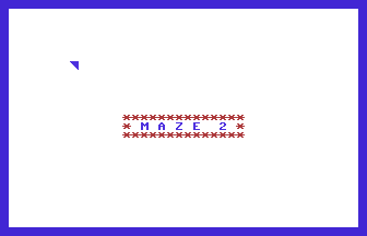 Maze 2 Title Screenshot