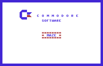 Maze Title Screenshot