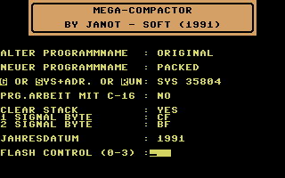 Mega-compactor Screenshot
