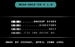 Mega-Back'em V1.0 Screenshot