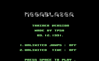 Megablazer (TPSH) Title Screenshot