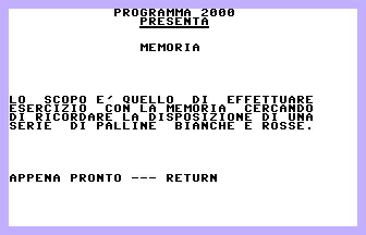 Memoria Title Screenshot