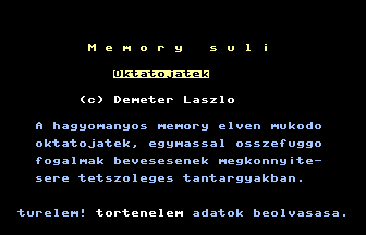 Memory Suli Title Screenshot