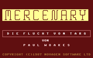 Mercenary - Flucht Aus Targ Title Screenshot