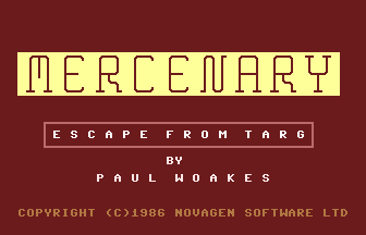 Mercenary Compendium Edition Title Screenshot