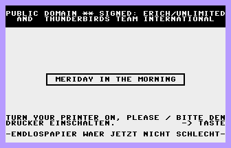 Meriday In The Morning Screenshot