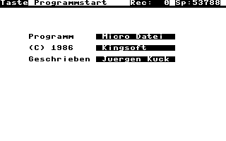 Micro Datei Screenshot