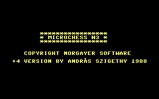 Microchess #3 Title Screenshot