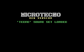 MicroTechno Title Screenshot