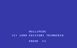Millipede (Trinacria) Title Screenshot