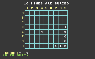 Minesweeper/Bas Screenshot