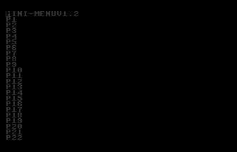 Mini-Menu V1.2 Screenshot