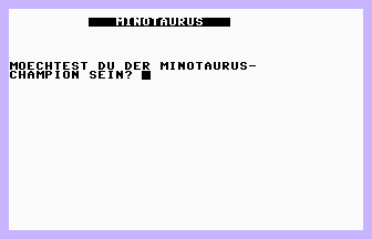 Minotaurus Title Screenshot