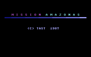 Mission Amazonas Title Screenshot
